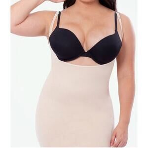 NEW Empetua Shapermint Open Bust Shaper Slip Dress Nude Size XXL‎ Shaperwear